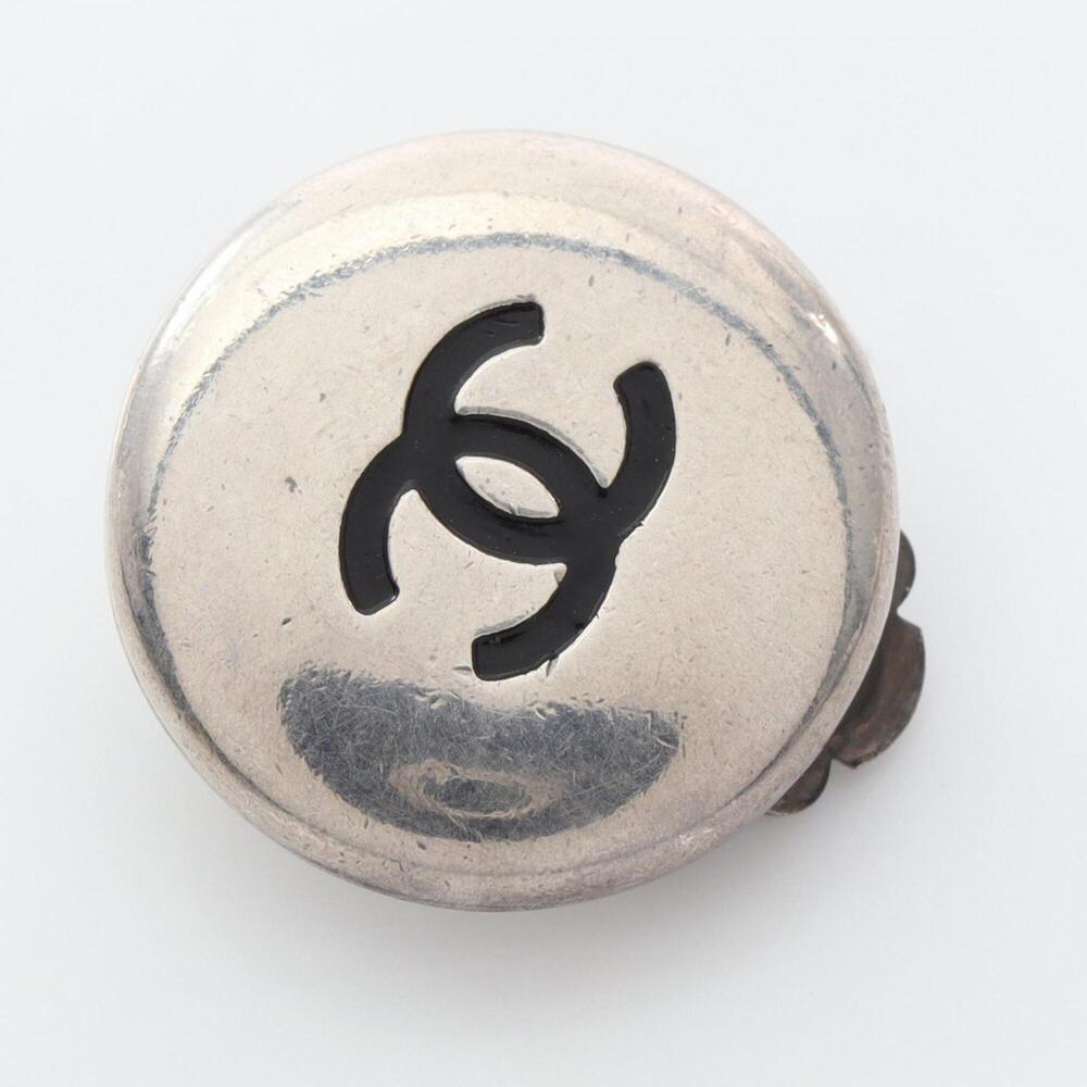 CHANEL Black Logo Earrings - Picture 8 of 8